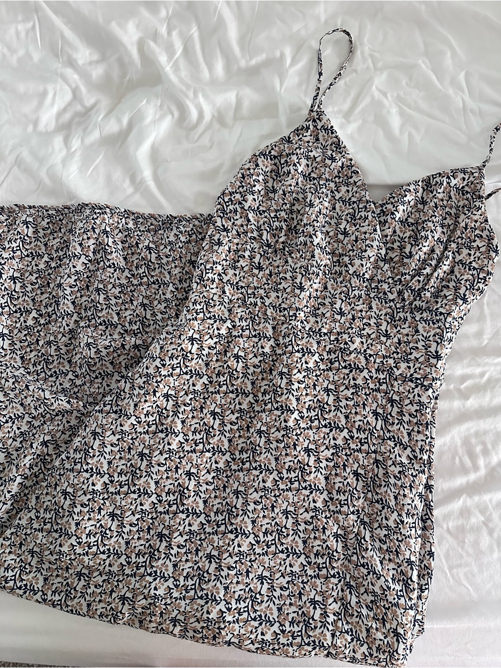 Abercrombie Floral Spaghetti Strap Cami Dress - Sz Small
